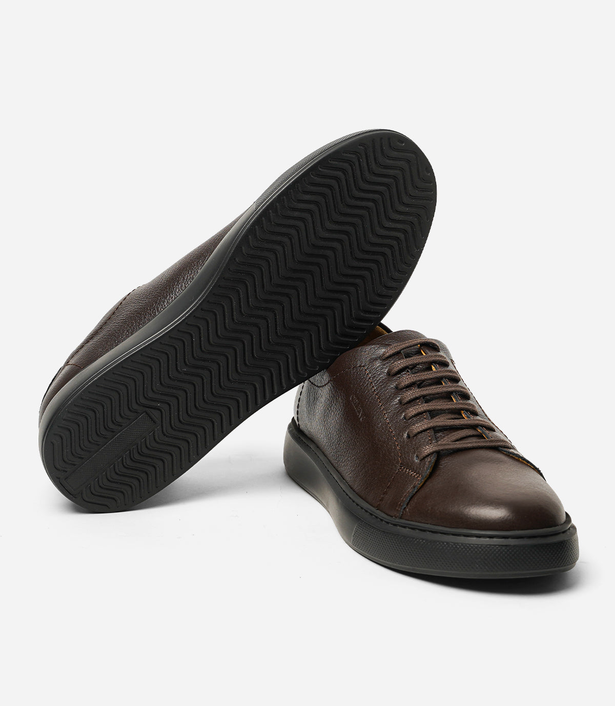 BASKET BLAZE En Cuir, Marron – CL6080
