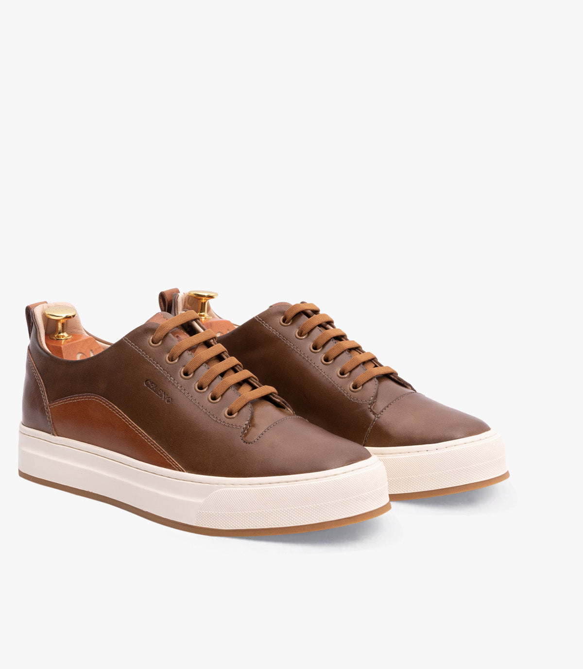 BASKET BOLT en Cuir, Tabac -CL6069 - CELENO - Congo