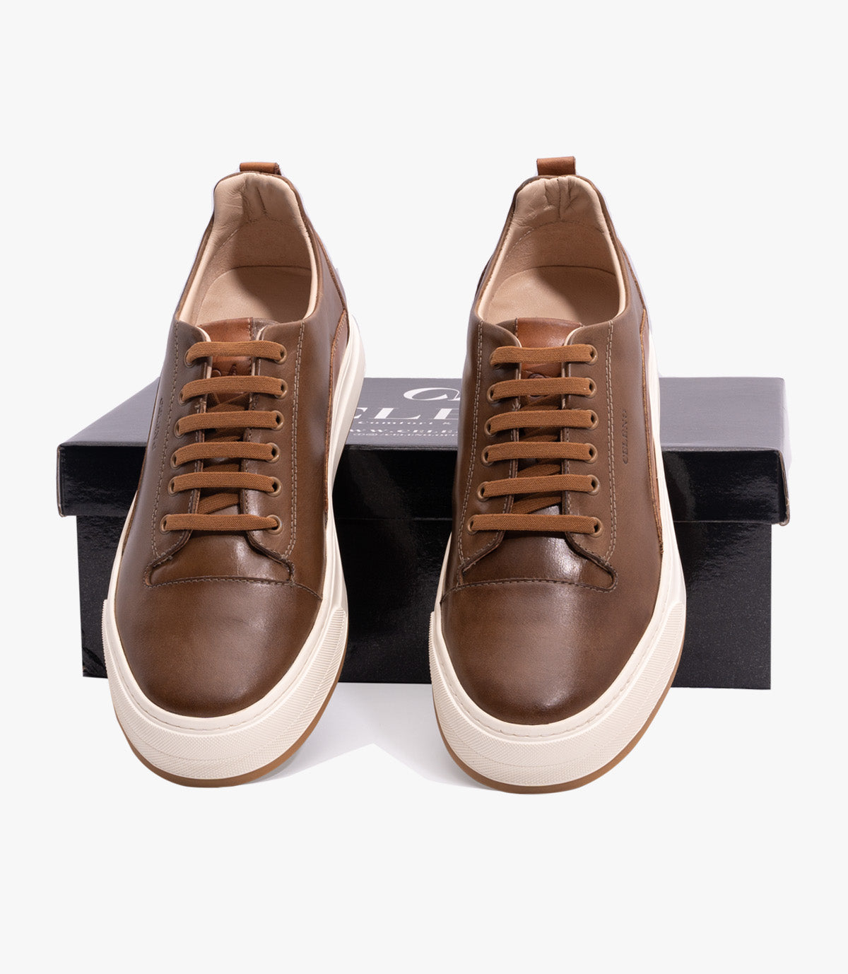BASKET BOLT en Cuir, Tabac -CL6069 - CELENO - Congo