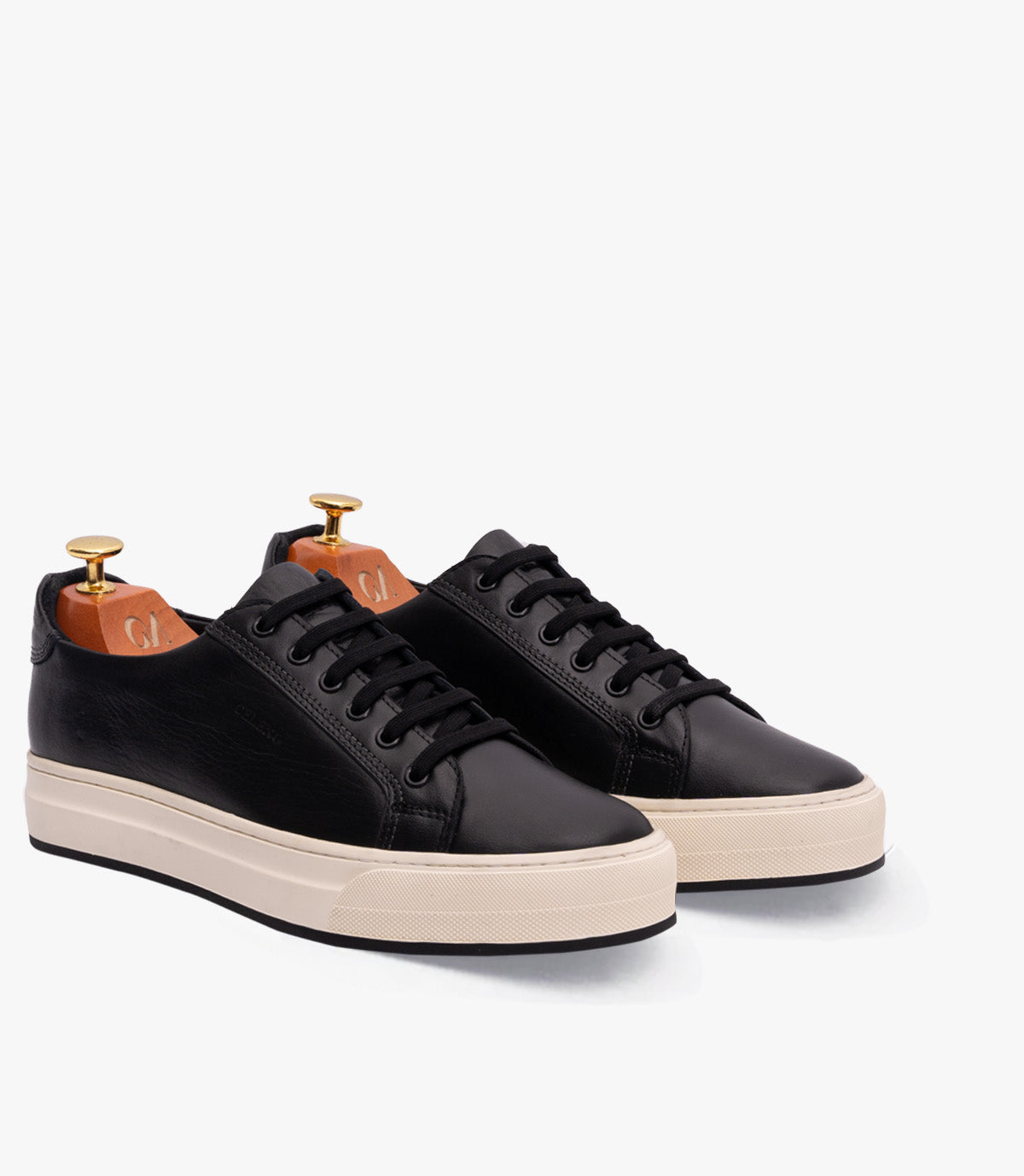 BASKET ROGUE En Cuir, Noir– CL6073 - CELENO - Congo