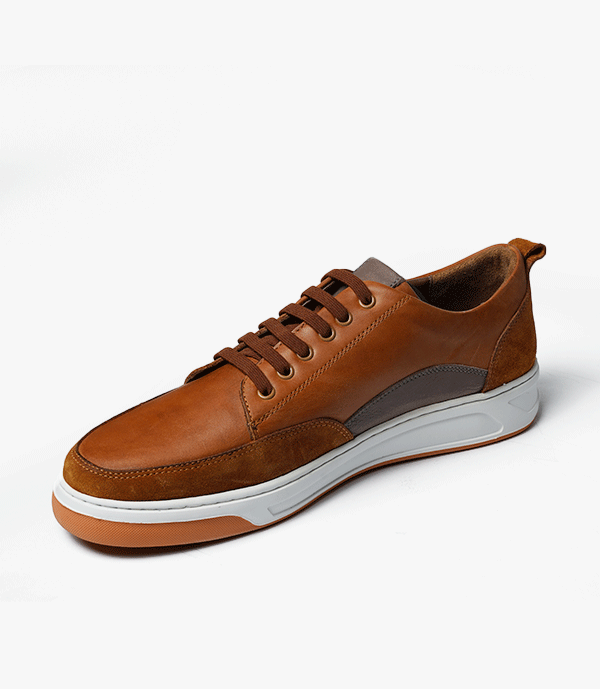 BASKET LORGAN En Cuir,Tabac -CL6021 - CELENO - Congo