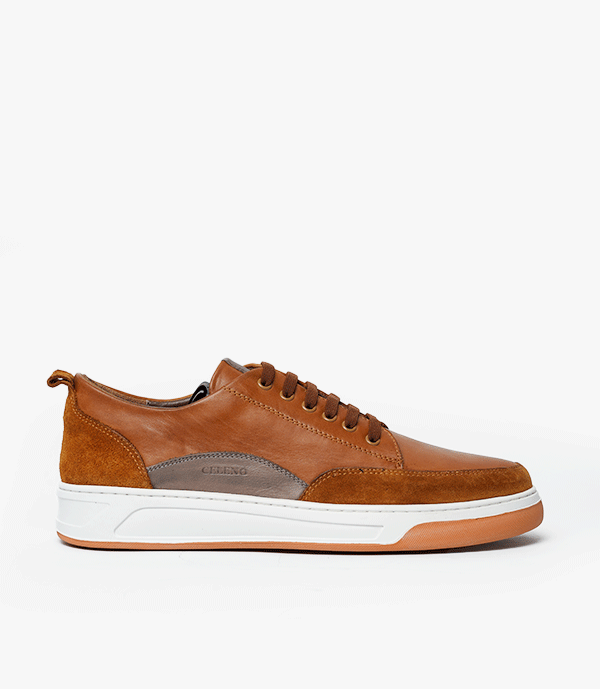 BASKET LORGAN En Cuir,Tabac -CL6021 - CELENO - Congo