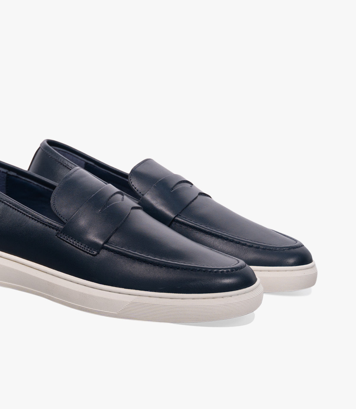 MOCASSIN ADDLER en Cuir, Bleu Nuit – CL6044 - CELENO - Congo