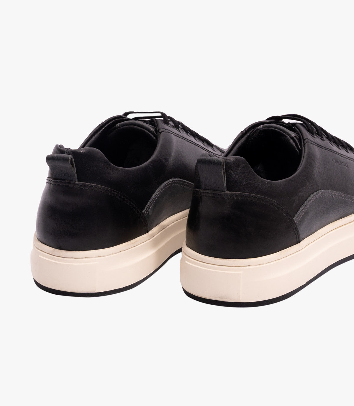 BASKET BOLT en Cuir, Noir -CL6069 - CELENO - Congo