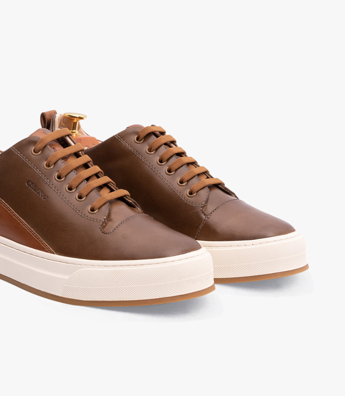 BASKET BOLT en Cuir, Tabac -CL6069 - CELENO - Congo