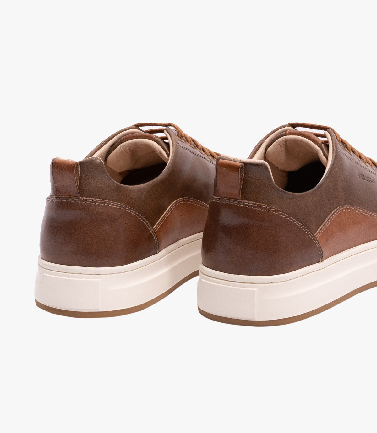 BASKET BOLT en Cuir, Tabac -CL6069 - CELENO - Congo