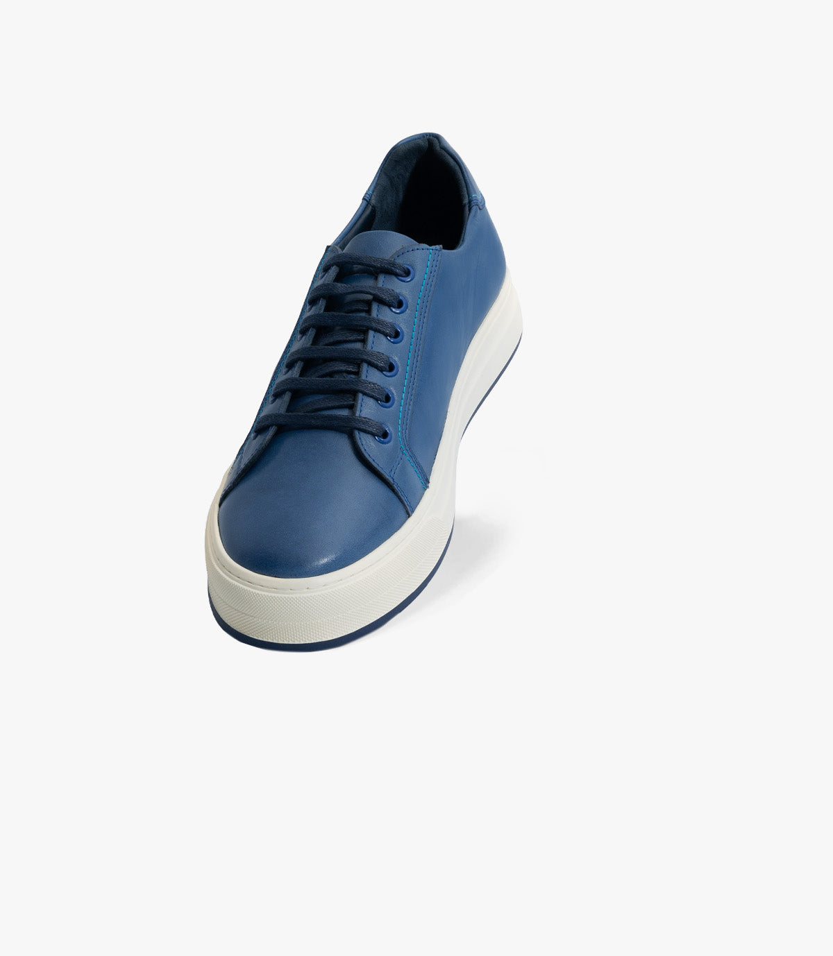 BASKET ROGUE En Cuir, Bleu – CL6073 - CELENO - Congo
