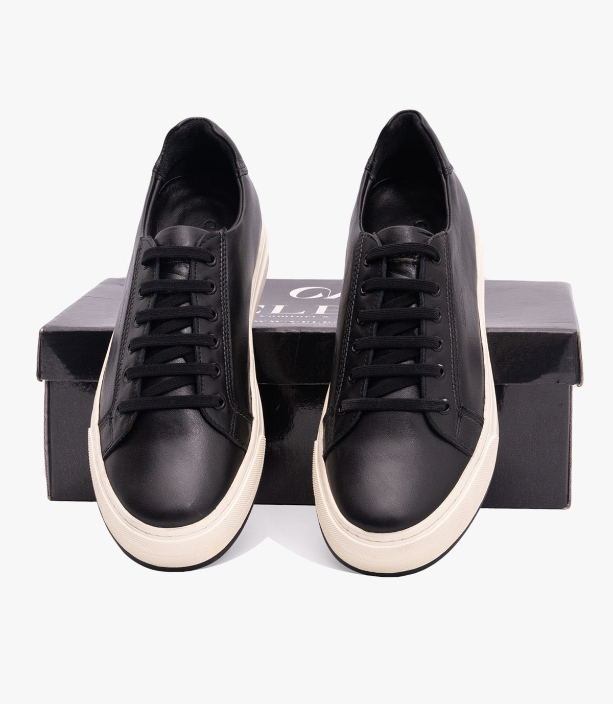 BASKET ROGUE En Cuir, Noir– CL6073 - CELENO - Congo