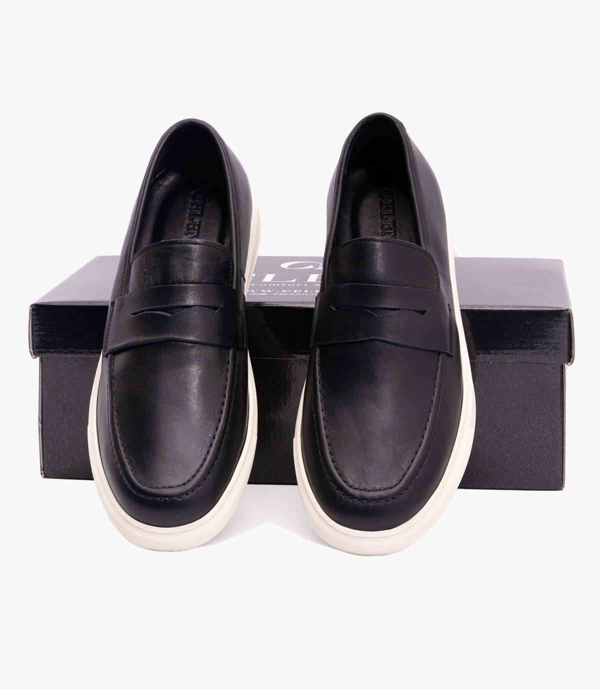 MOCASSIN ADDLER en Cuir, Noir – CL6044 - CELENO - Congo