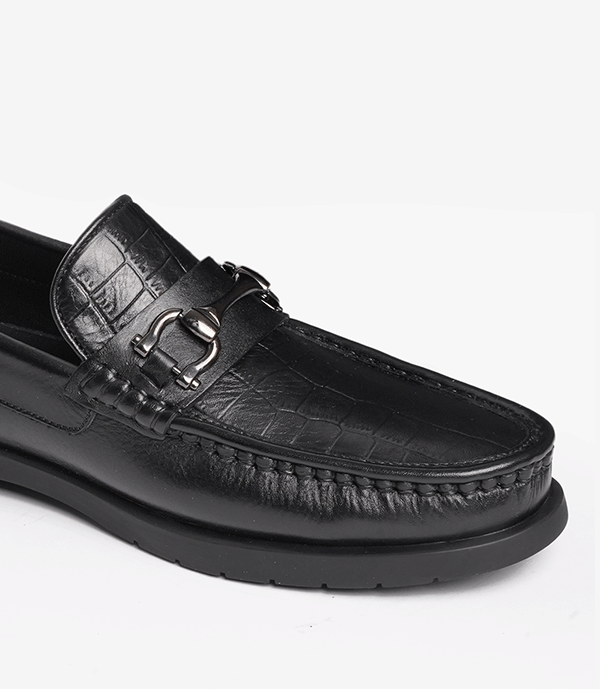 MOCASSIN River en Cuir, Noir – CL0111 - CELENO - Congo